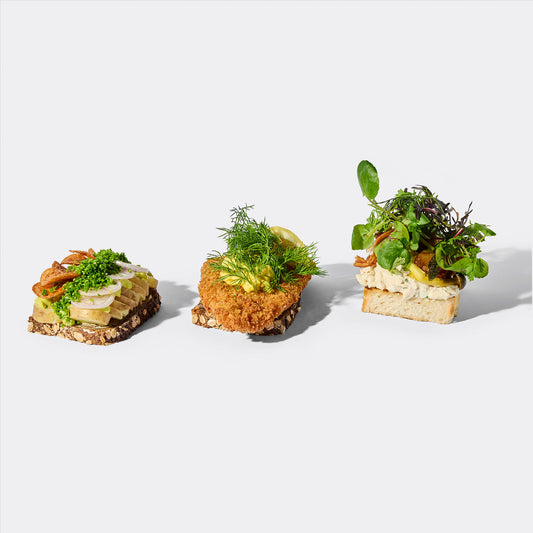 Kartoffel, rødspætte og hønsesalat